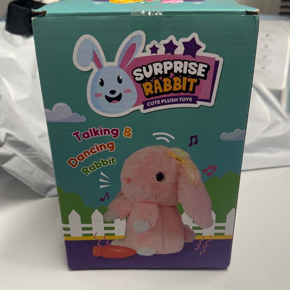 Talking & Dancing Plush Toy - Light Pink